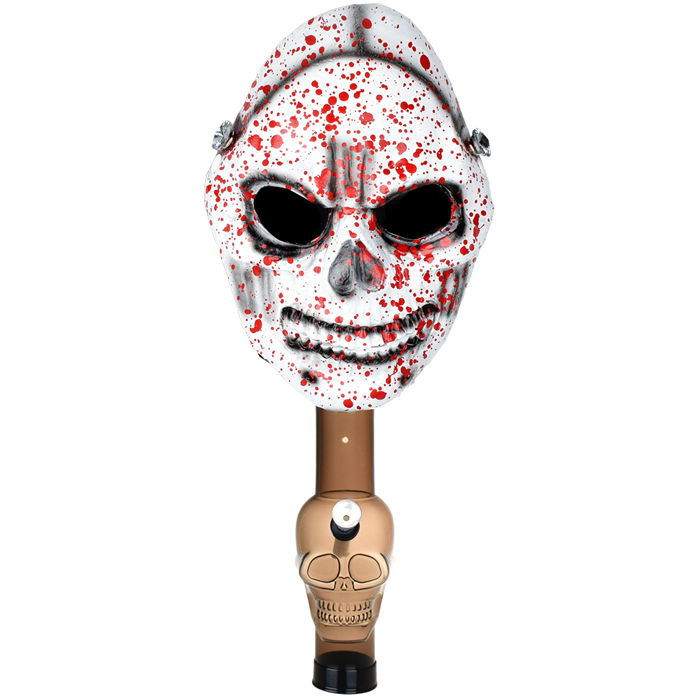 Bloody Skull Gas Mask & Acrylic Bong Set Bongs - Tophatter Daily Deals