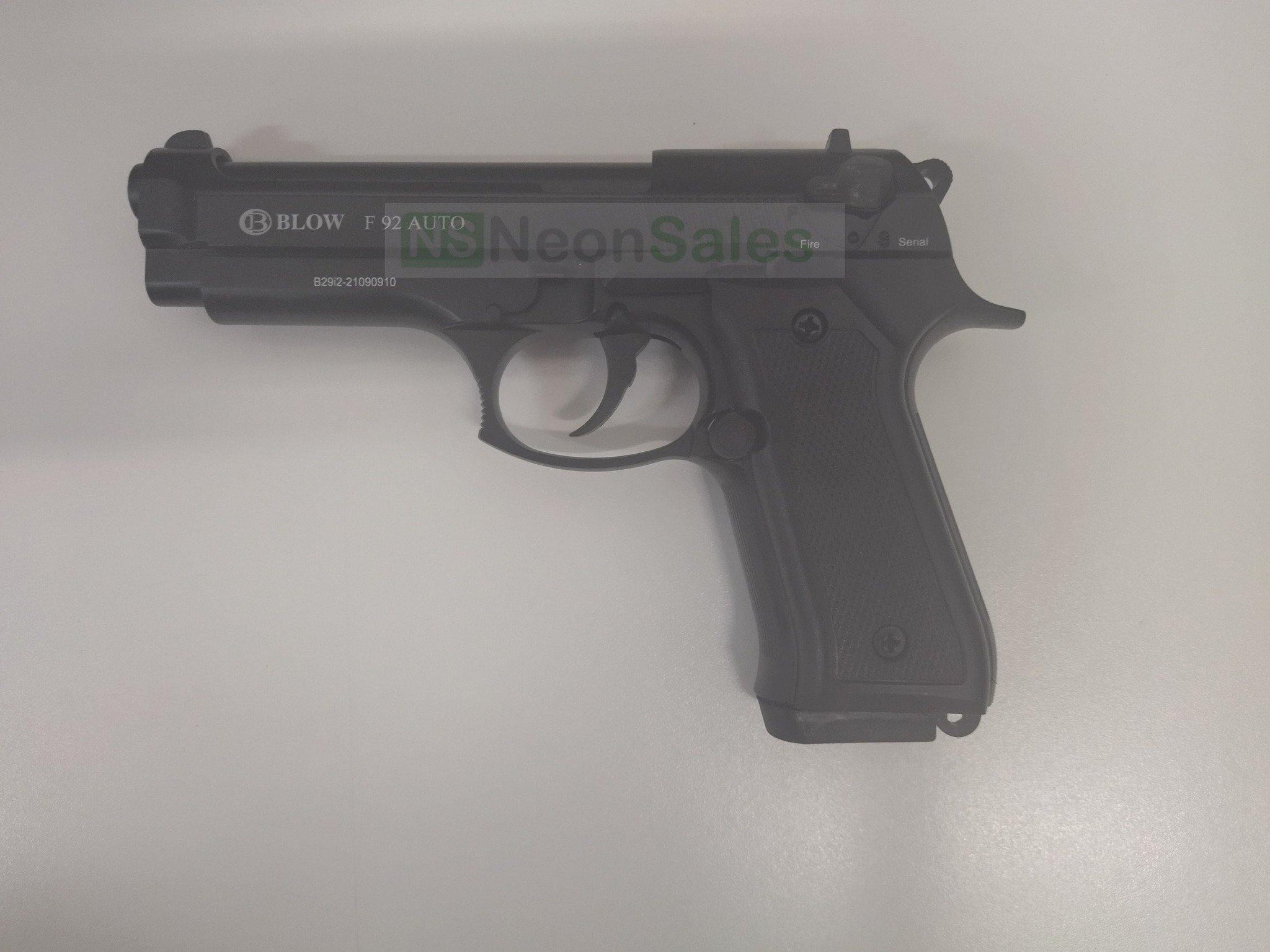 BLOW F92 AUTO BLANK GUN - BLACK - Tophatter's Army Deals BLANK GUNS - Tophatter Daily Deals