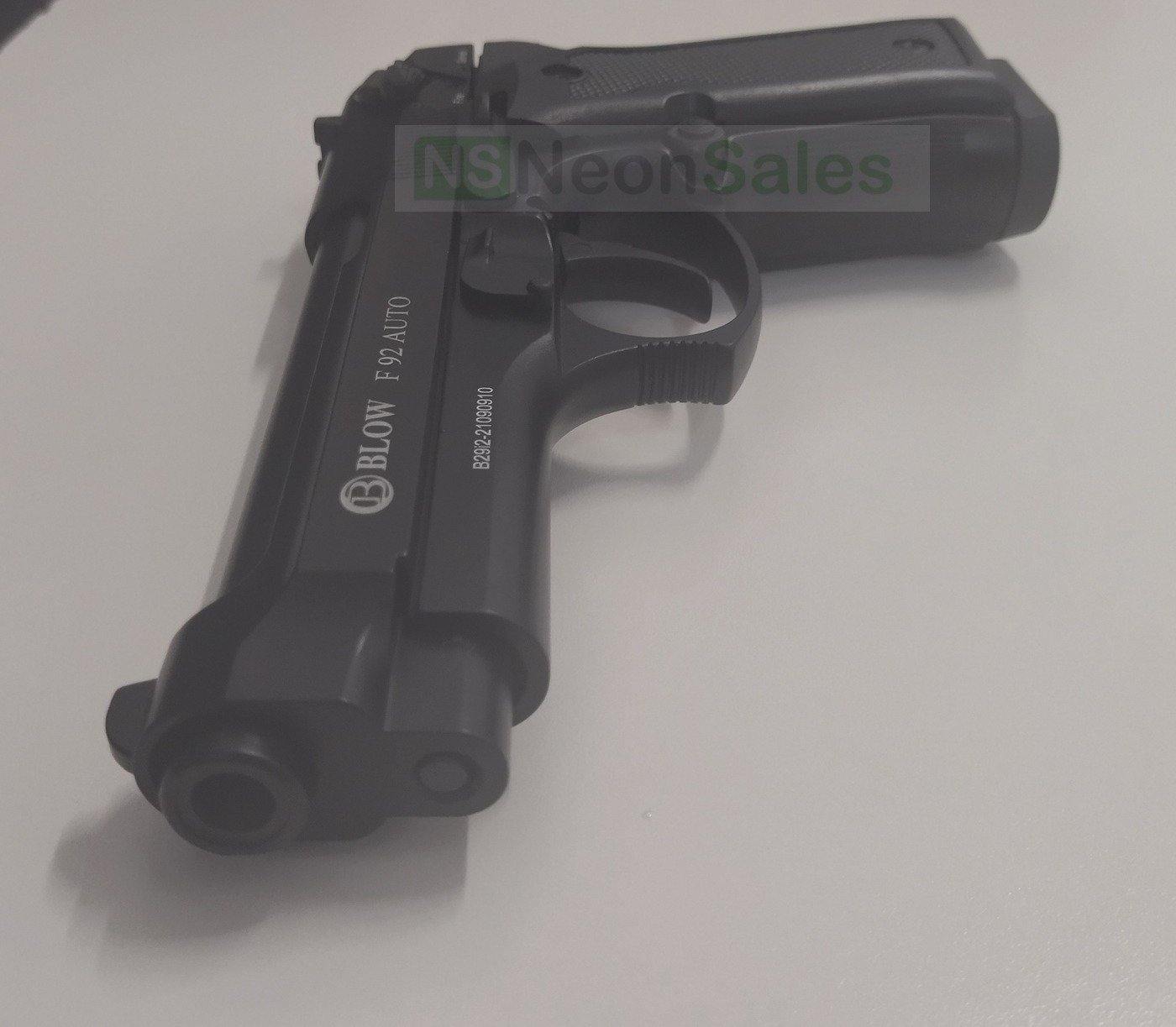 BLOW F92 AUTO BLANK GUN - BLACK - Tophatter's Army Deals BLANK GUNS - Tophatter Daily Deals