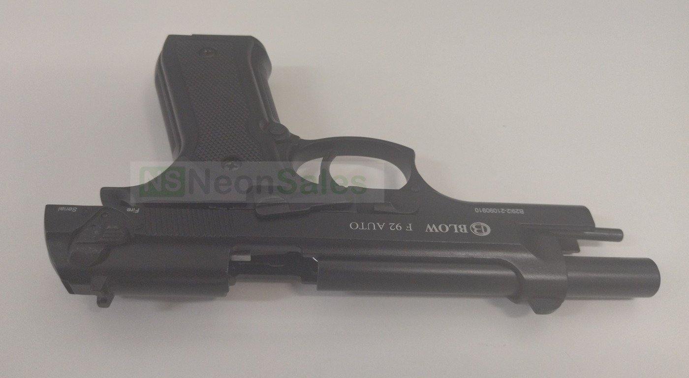 BLOW F92 AUTO BLANK GUN - BLACK - Tophatter's Army Deals BLANK GUNS - Tophatter Daily Deals