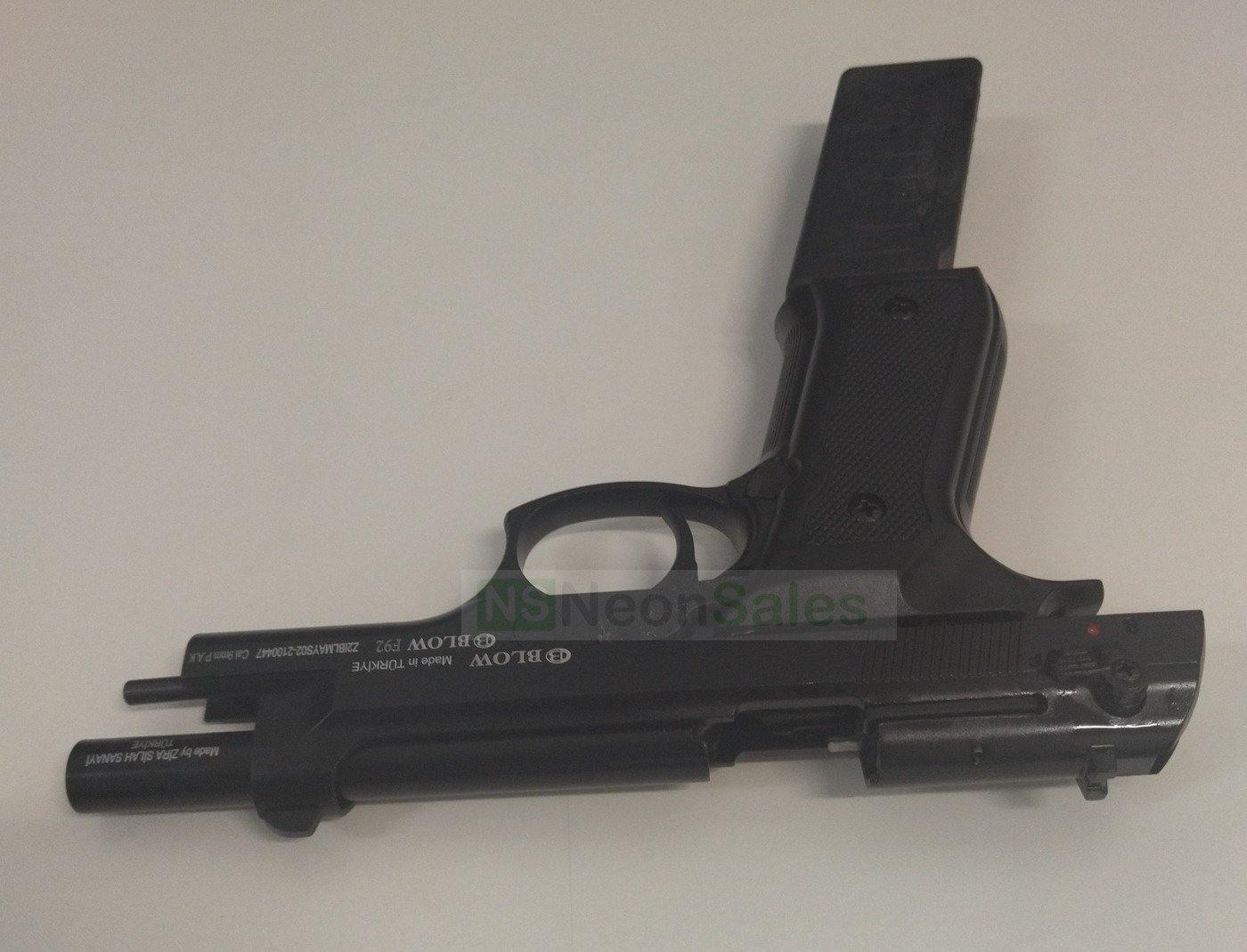 BLOW F92 BLANK GUN - BLACK - Tophatter's Army Deals BLANK GUNS - Tophatter Daily Deals