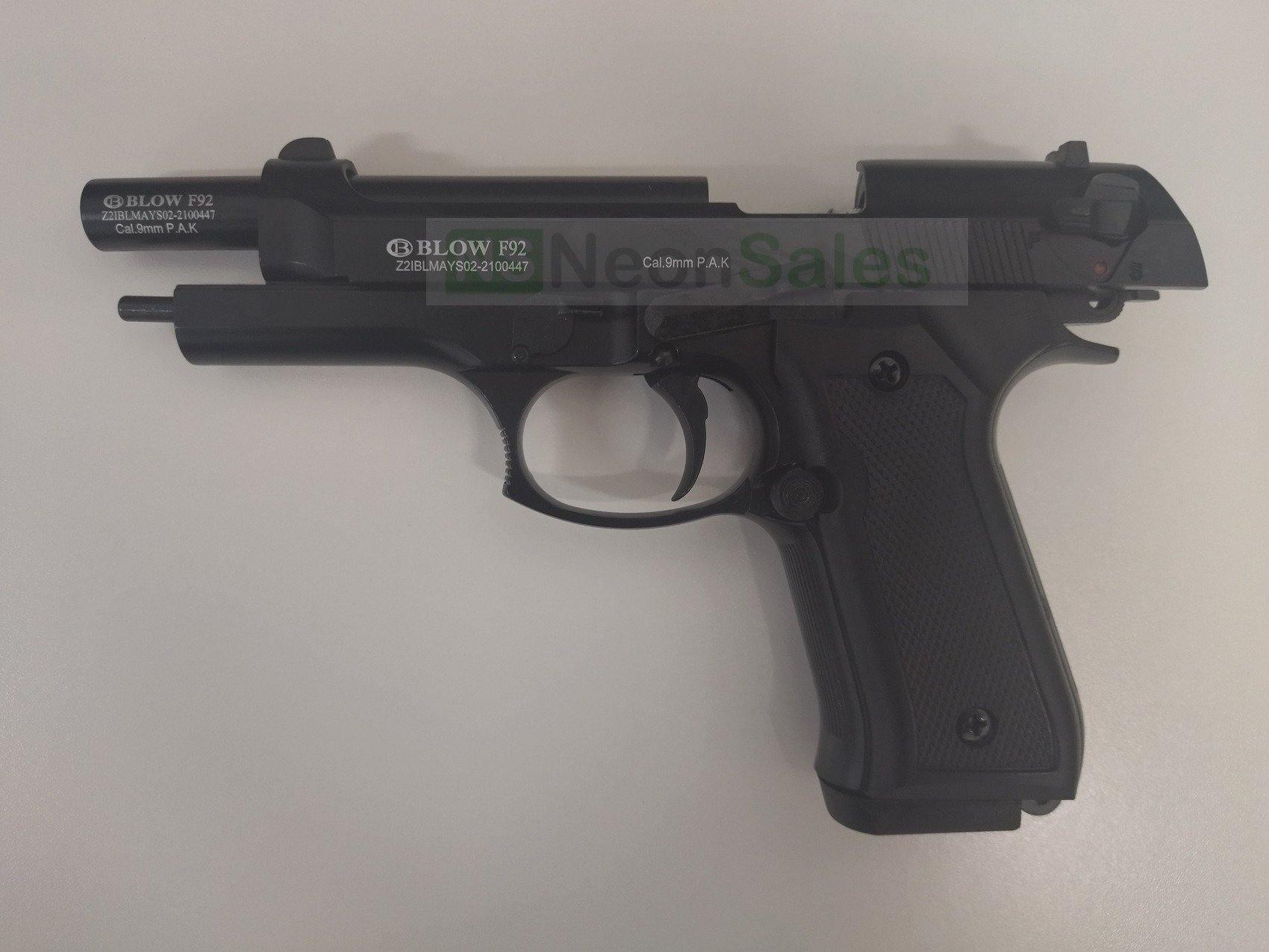 BLOW F92 BLANK GUN - BLACK - Tophatter's Army Deals BLANK GUNS - Tophatter Daily Deals