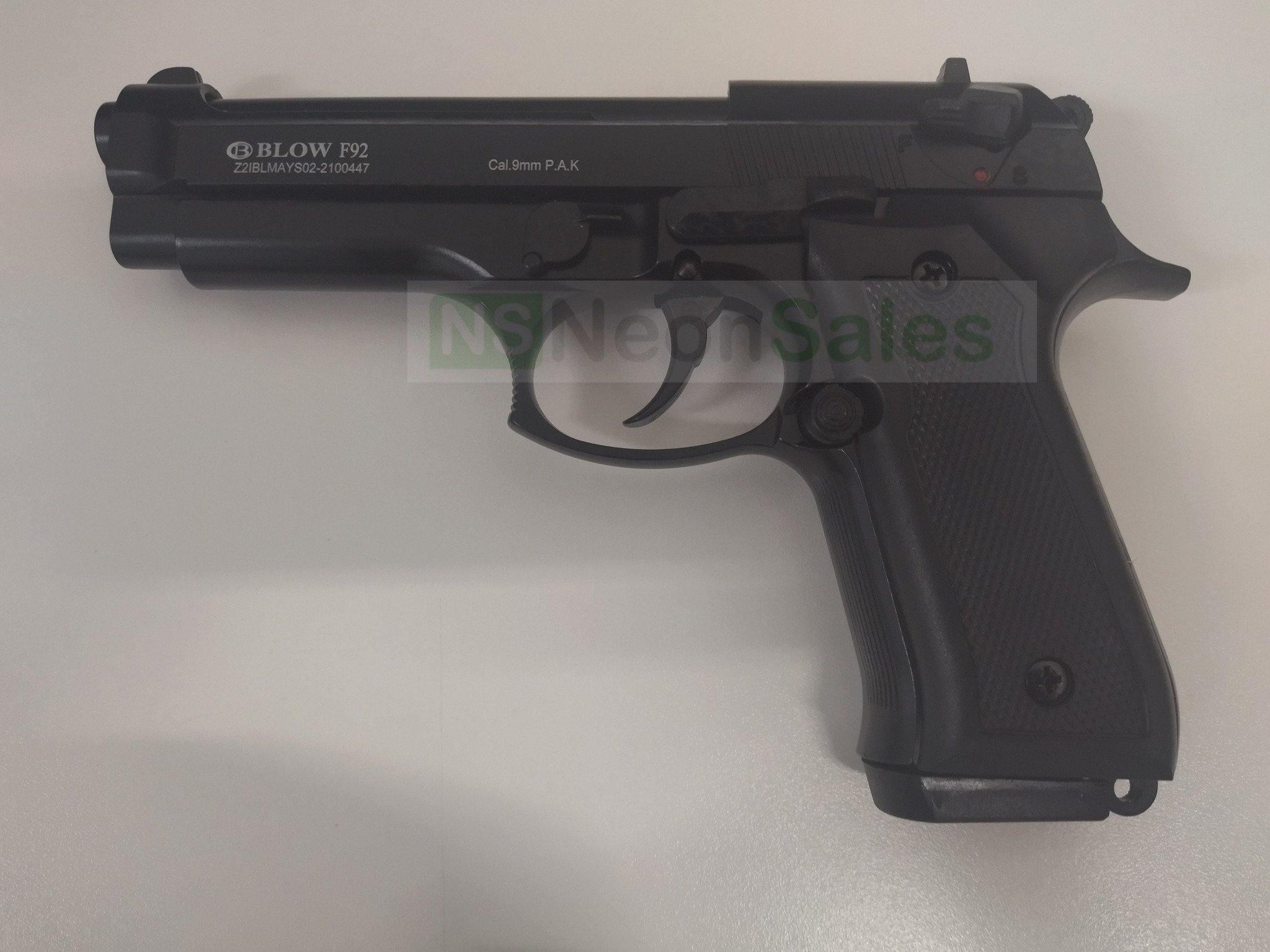 BLOW F92 BLANK GUN - BLACK - Tophatter's Army Deals BLANK GUNS - Tophatter Daily Deals