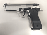 BLOW F92 BLANK GUN - SHINY CHROME - Tophatter's Army Deals BLANK GUNS - Tophatter Daily Deals