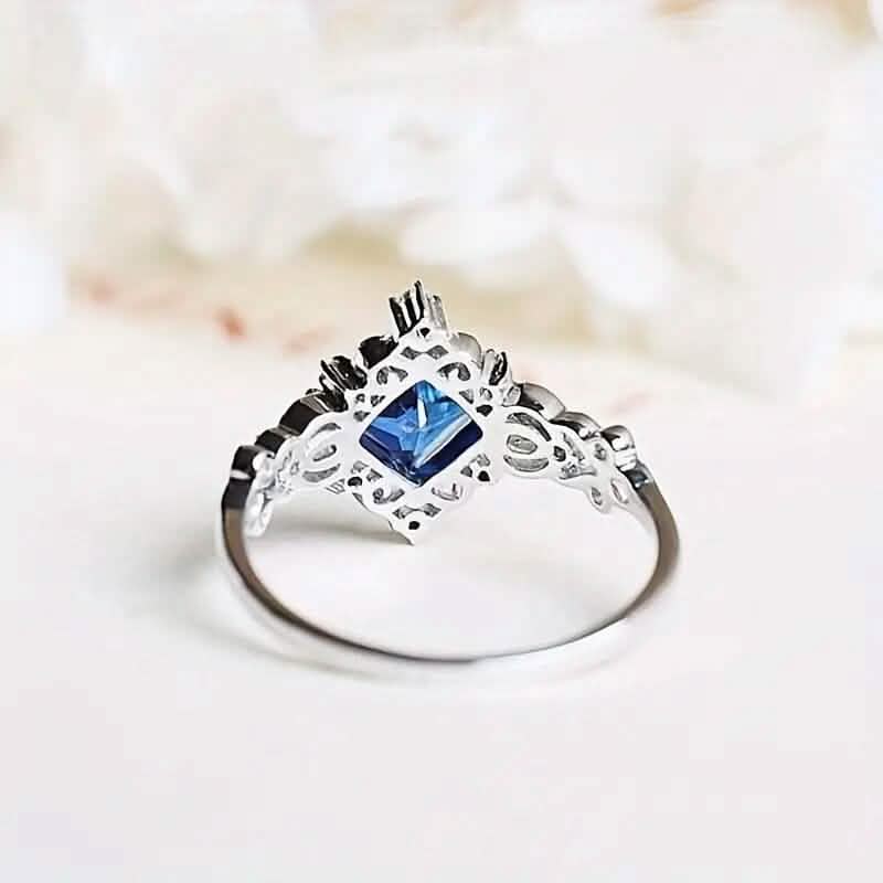 Blue Bead Decor Ring Rings - Tophatter Daily Deals
