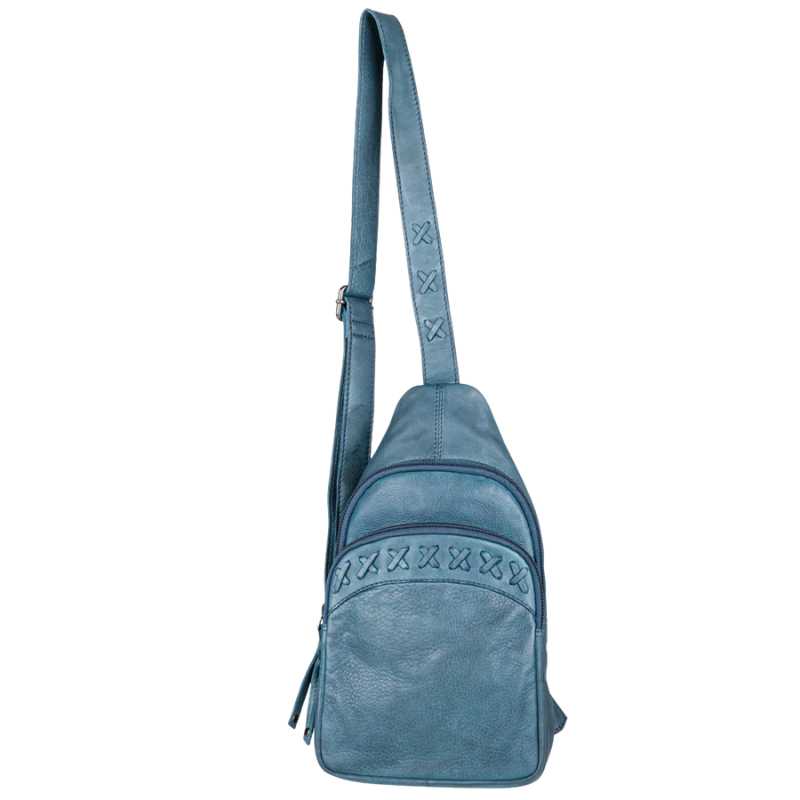 Taylor Leather Conceal Carry Sling Backpack Purse Handgun Purses - Tophatter Daily Deals