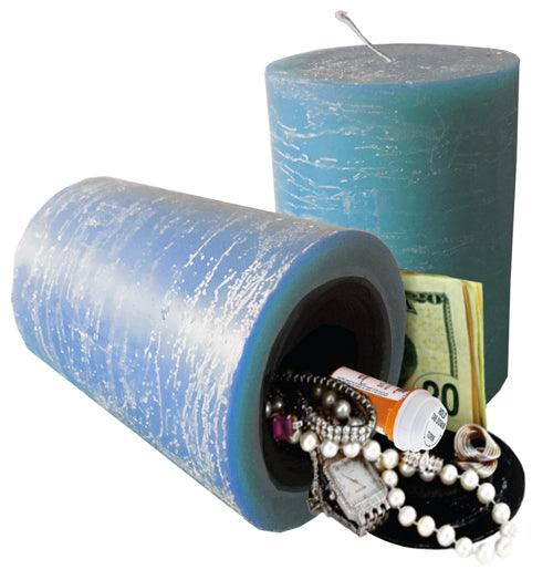 Diversion Safe Candle - Blue Security - Tophatter Daily Deals