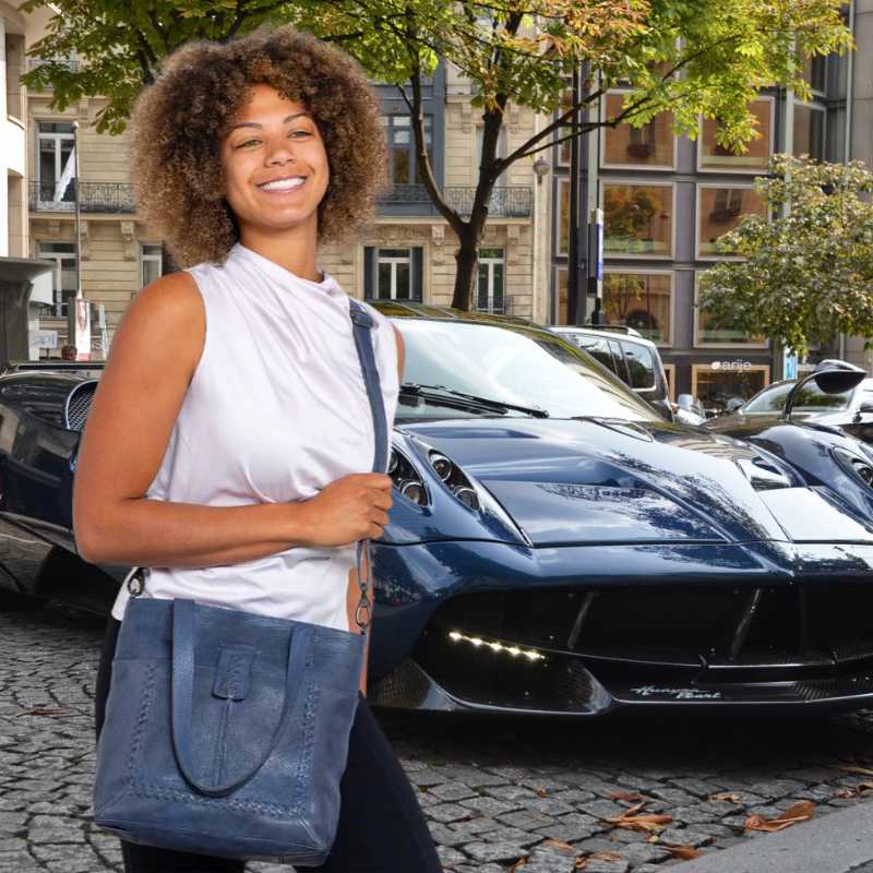 Eden Leather Concealed Carry Tote Shoulder Bag Handgun Purses - Tophatter Daily Deals