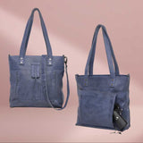 Eden Leather Concealed Carry Tote Shoulder Bag Handgun Purses - Tophatter Daily Deals