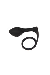 Electric Eel - Blue Line - Cock Ring With P-Spot Plug - Black Sex Toy - Tophatter Daily Deals