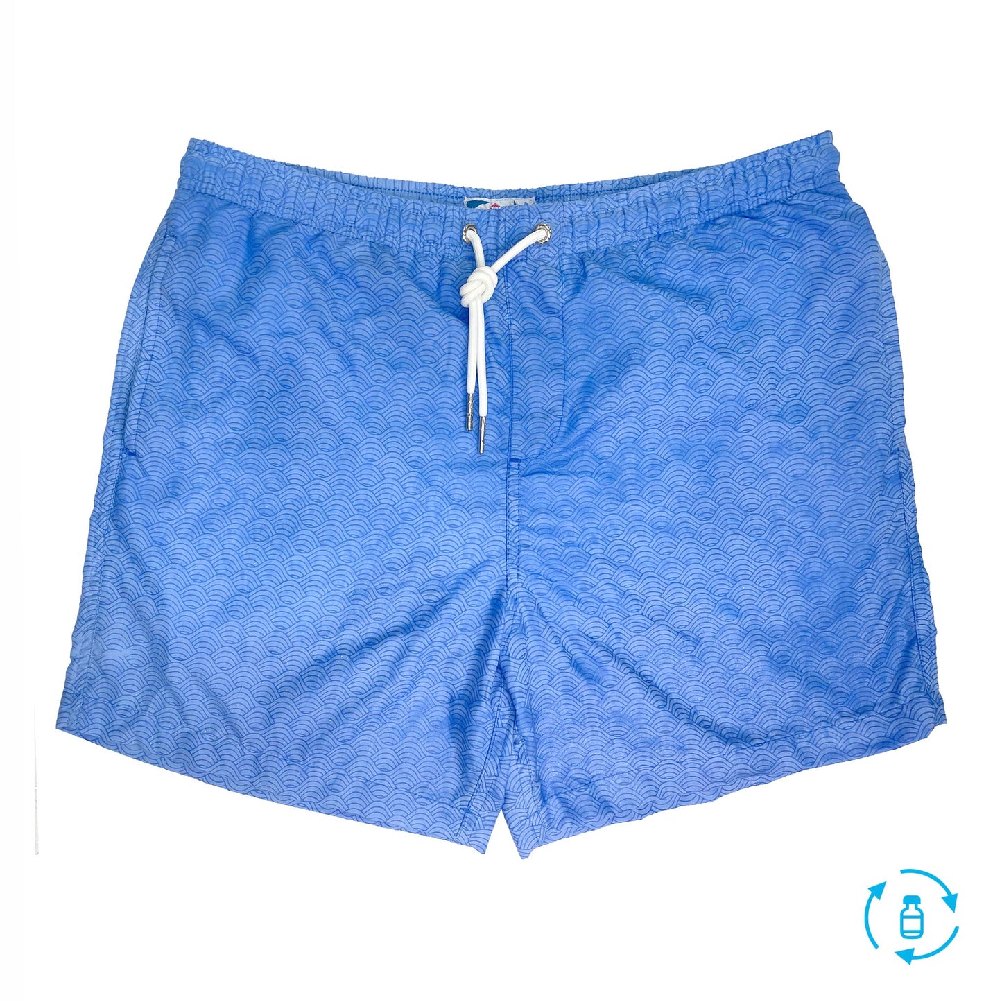 Bermies Blue to Waves Swim Trunks Swimwear - Tophatter Daily Deals