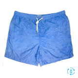 Bermies Blue to Waves Swim Trunks Swimwear - Tophatter Daily Deals