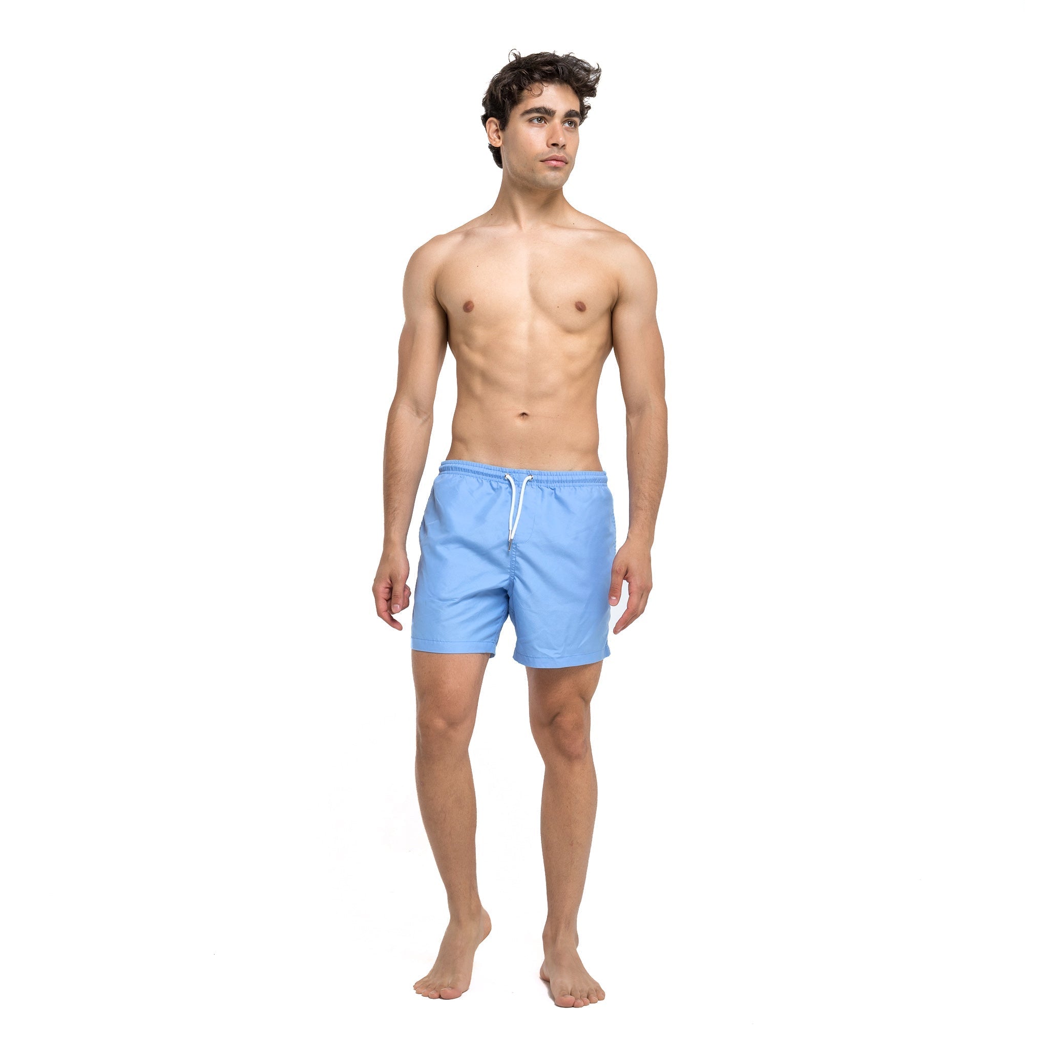 Bermies Blue to Waves Swim Trunks Swimwear - Tophatter Daily Deals