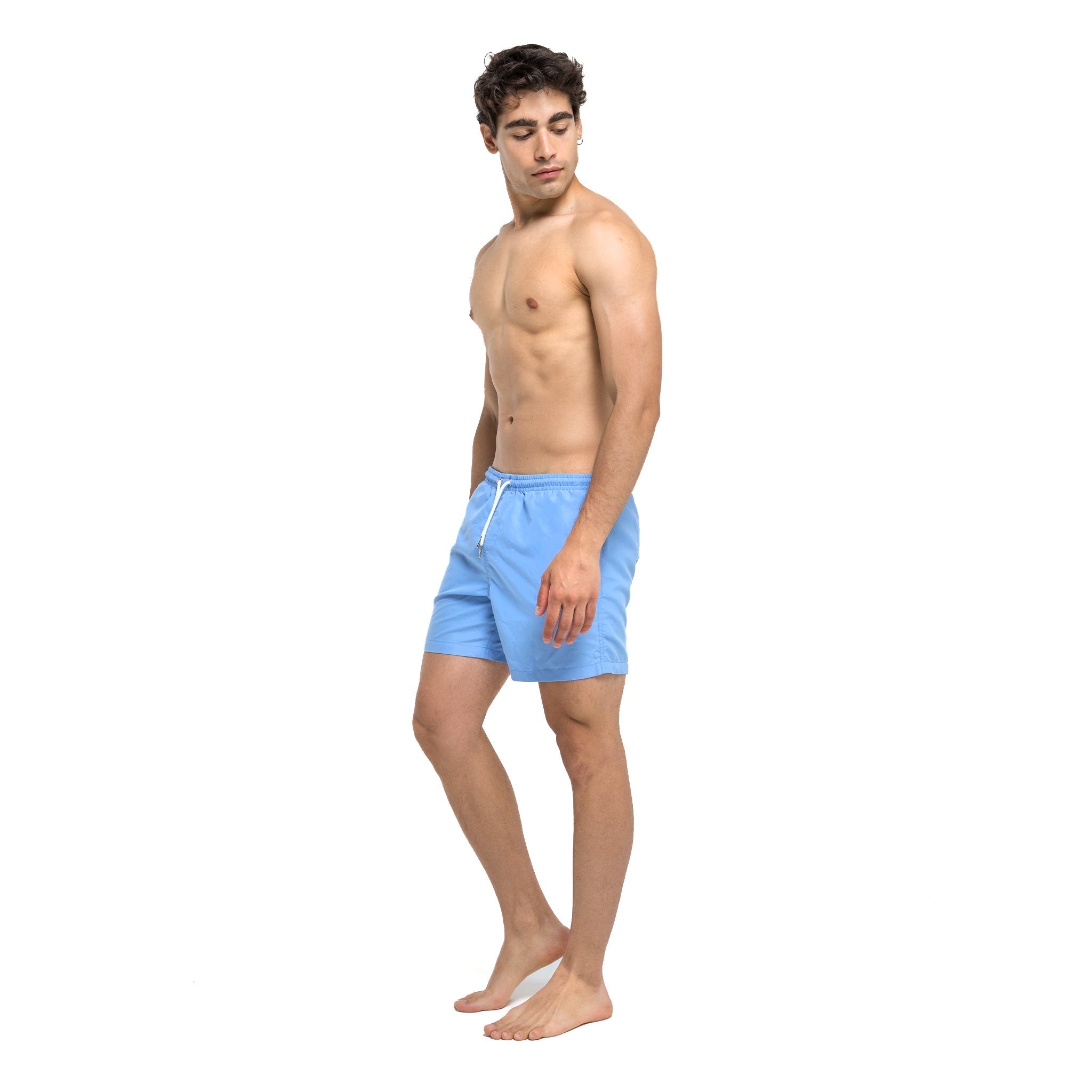 Bermies Blue to Waves Swim Trunks Swimwear - Tophatter Daily Deals