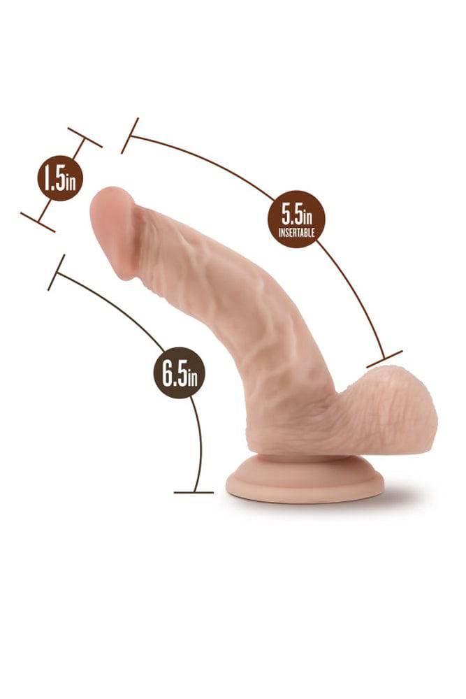 Blush Novelties - Loverboy - The Boy in Blue - 6.5 Inch Dildo - Beige Sex Toy - Tophatter Daily Deals