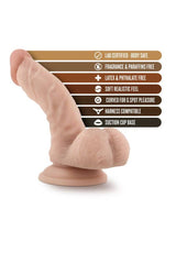 Blush Novelties - Loverboy - The Boy in Blue - 6.5 Inch Dildo - Beige Sex Toy - Tophatter Daily Deals
