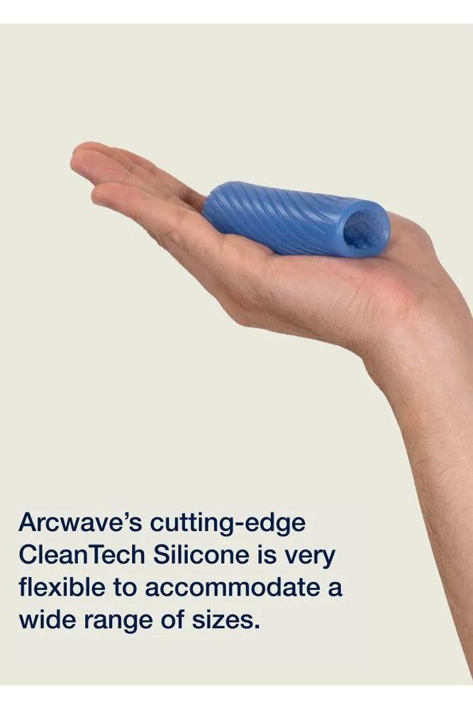 Arcwave - Ghost Reversible Textured Stroker - Navy Sex Toy - Tophatter Daily Deals