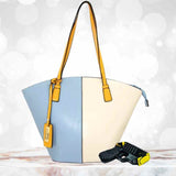 Cameleon® Matilda Color Block CCW Tote Style Handbag Handgun Purses - Tophatter Daily Deals