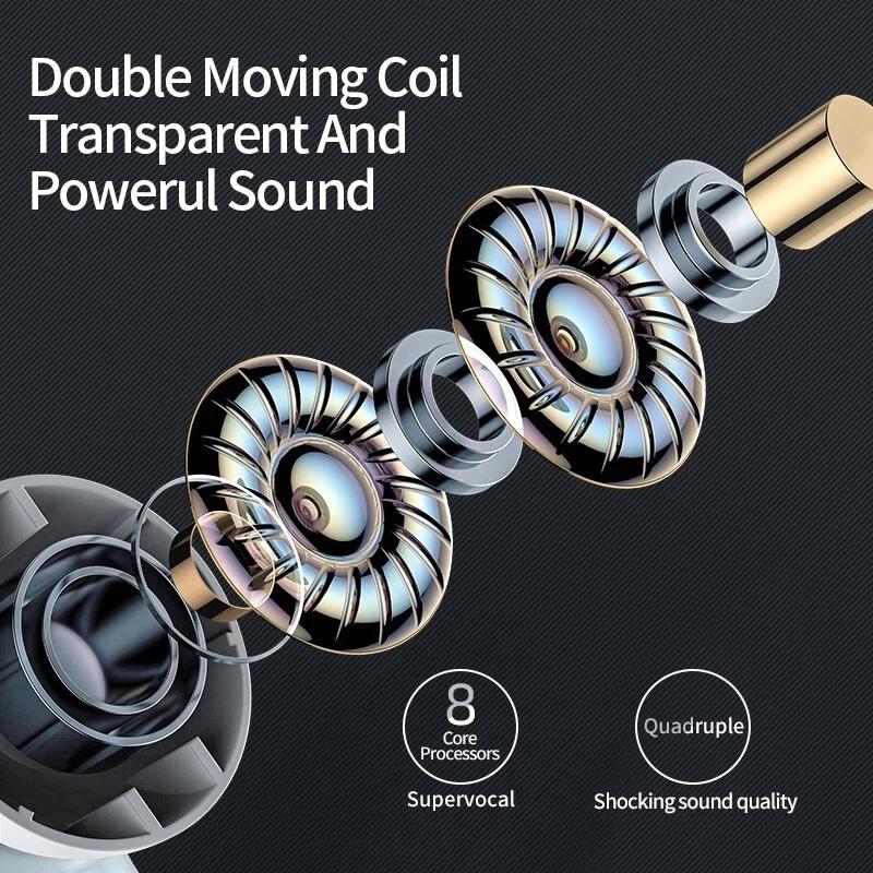 Bluetooth 5.0 True Wireless Earbuds with Charging Box In-Ear Headphones - Tophatter Daily Deals