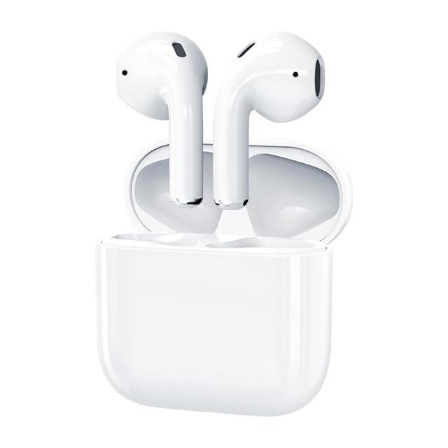Bluetooth 5.0 True Wireless Earbuds with Charging Box White In-Ear Headphones - Tophatter Daily Deals