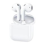 Bluetooth 5.0 True Wireless Earbuds with Charging Box White In-Ear Headphones - Tophatter Daily Deals