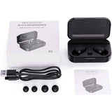 Bluetooth 5.0 Wireless Earbuds with 2000mAh Charging Case Stereo Headphones In-Ear Headphones - Tophatter Daily Deals
