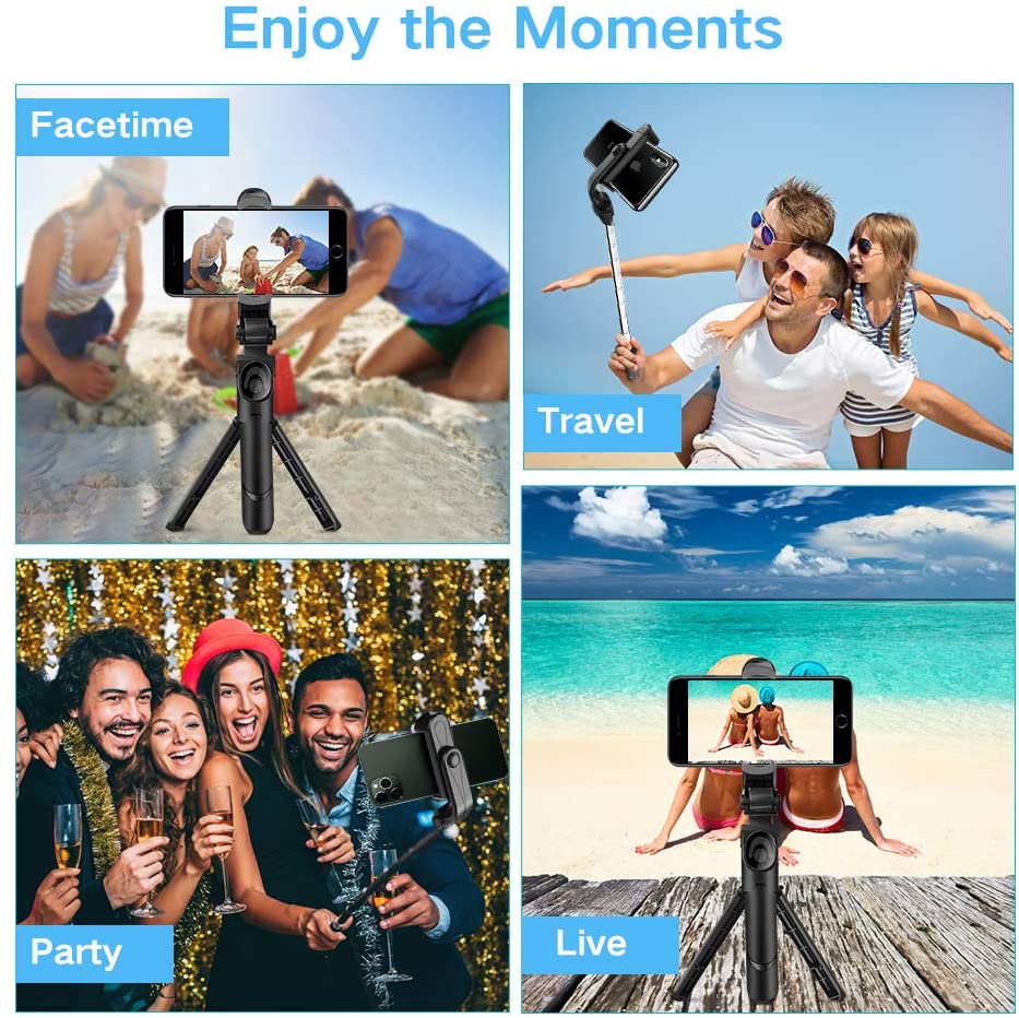 Bluetooth Selfie Stick Tripod Selfie Stick - Tophatter Daily Deals