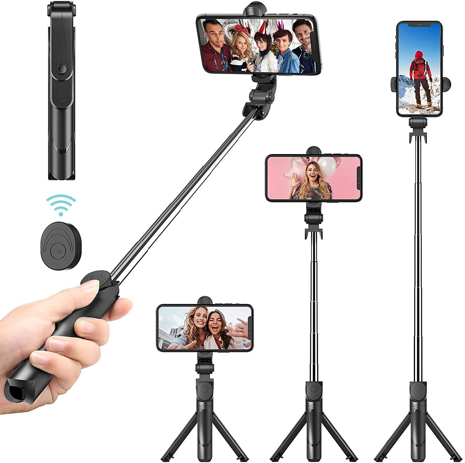 Bluetooth Selfie Stick Tripod Selfie Stick - Tophatter Daily Deals