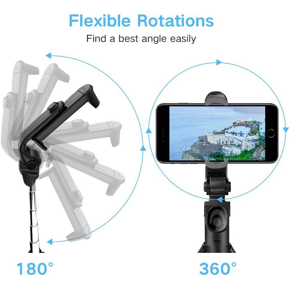 Bluetooth Selfie Stick Tripod Selfie Stick - Tophatter Daily Deals