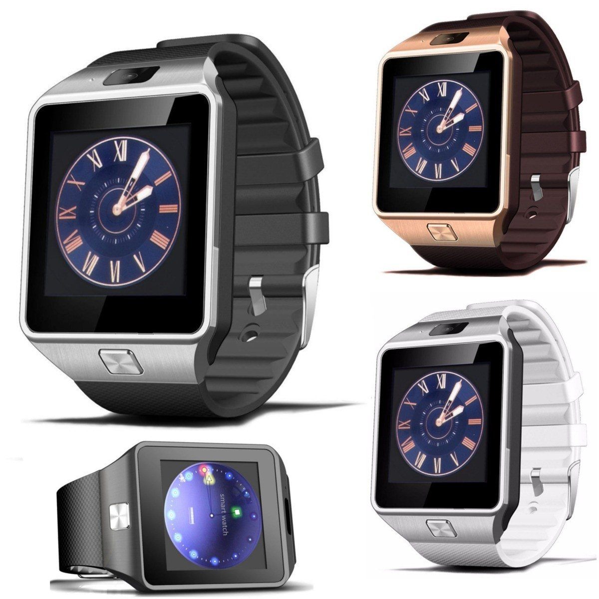Bluetooth Smart Watch with Camera, Pedometer, Activity Monitor and iPhone/Android Phone Sync Unbranded Smart Watch - Tophatter Daily Deals