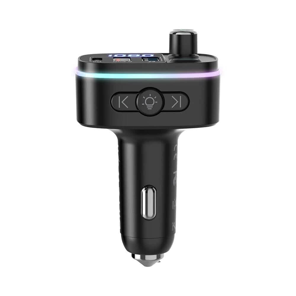 Bluetooth V5.0 FM Transmitter USB Car Charger Automotive - Tophatter Daily Deals