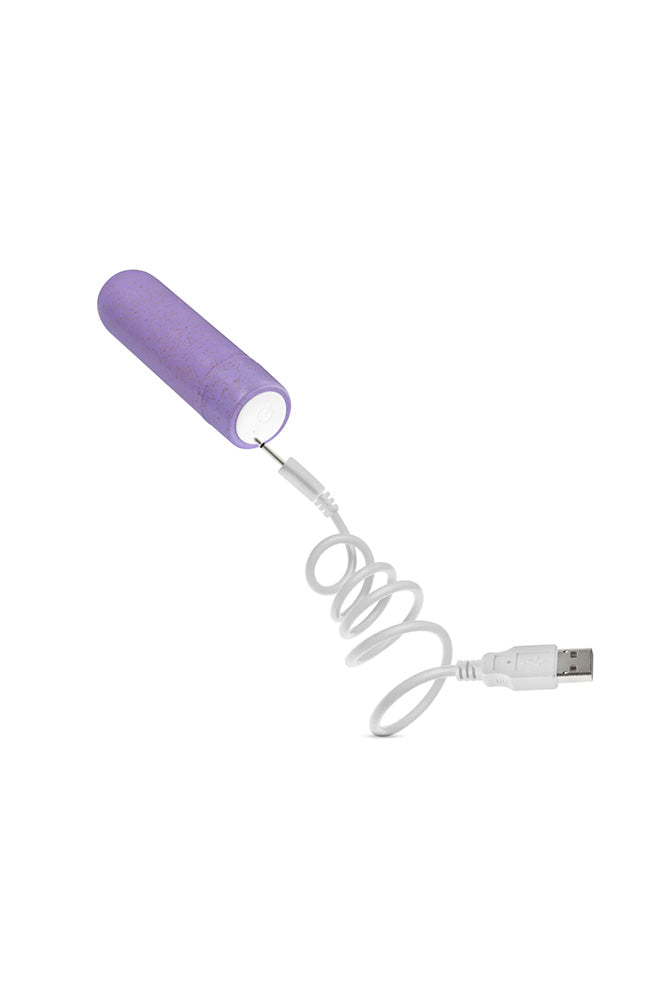 Blush Novelties - Gaia - Eco - Rechargeable Bullet Vibrator - Lilac Sex Toy - Tophatter Daily Deals