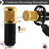 BM-800 Condenser Sound Recording Microphone with Shock Mount for Radio Braodcasting Audio Accessories - Tophatter Daily Deals