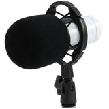 BM-800 Condenser Sound Recording Microphone with Shock Mount for Radio Braodcasting Audio Accessories - Tophatter Daily Deals