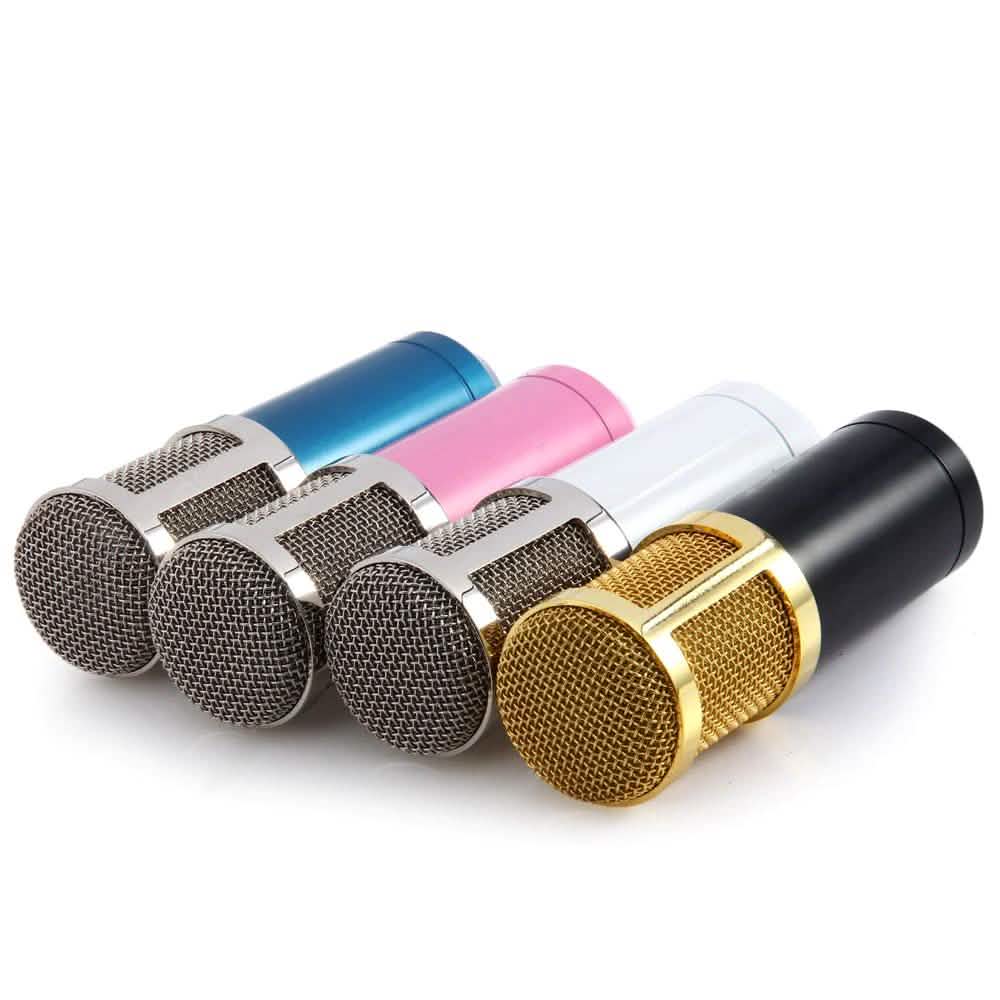 BM-800 Condenser Sound Recording Microphone with Shock Mount for Radio Braodcasting Audio Accessories - Tophatter Daily Deals
