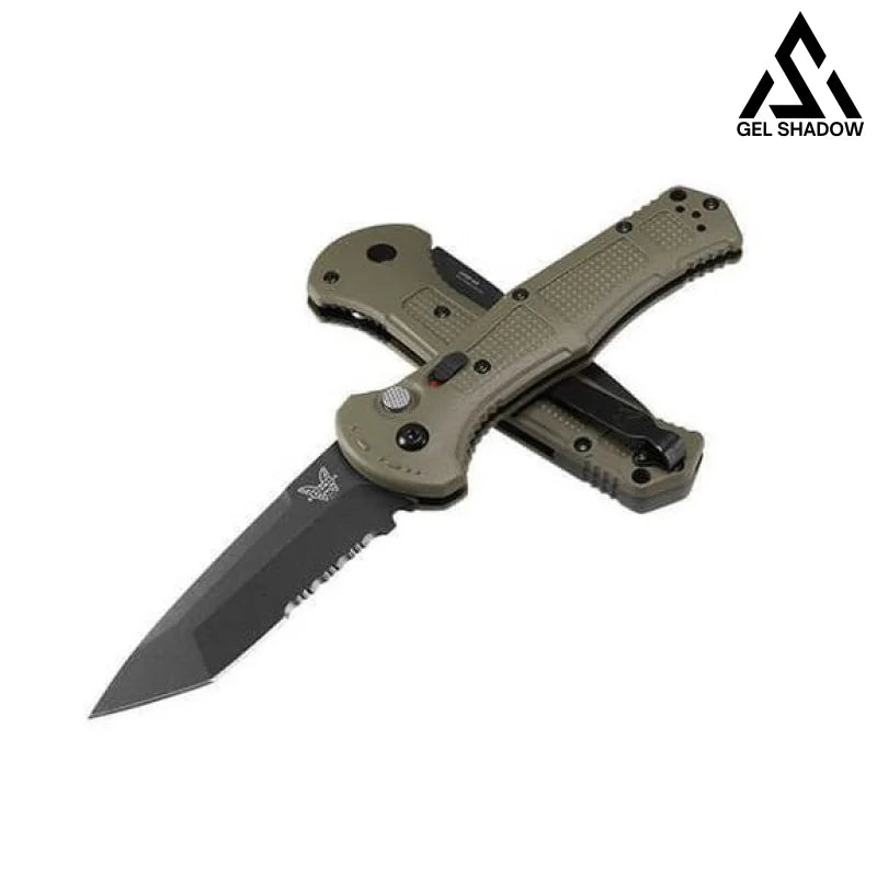 BM Claymore Automatic Knife Black-GS43 BRASSKNUCKLE - Tophatter Daily Deals