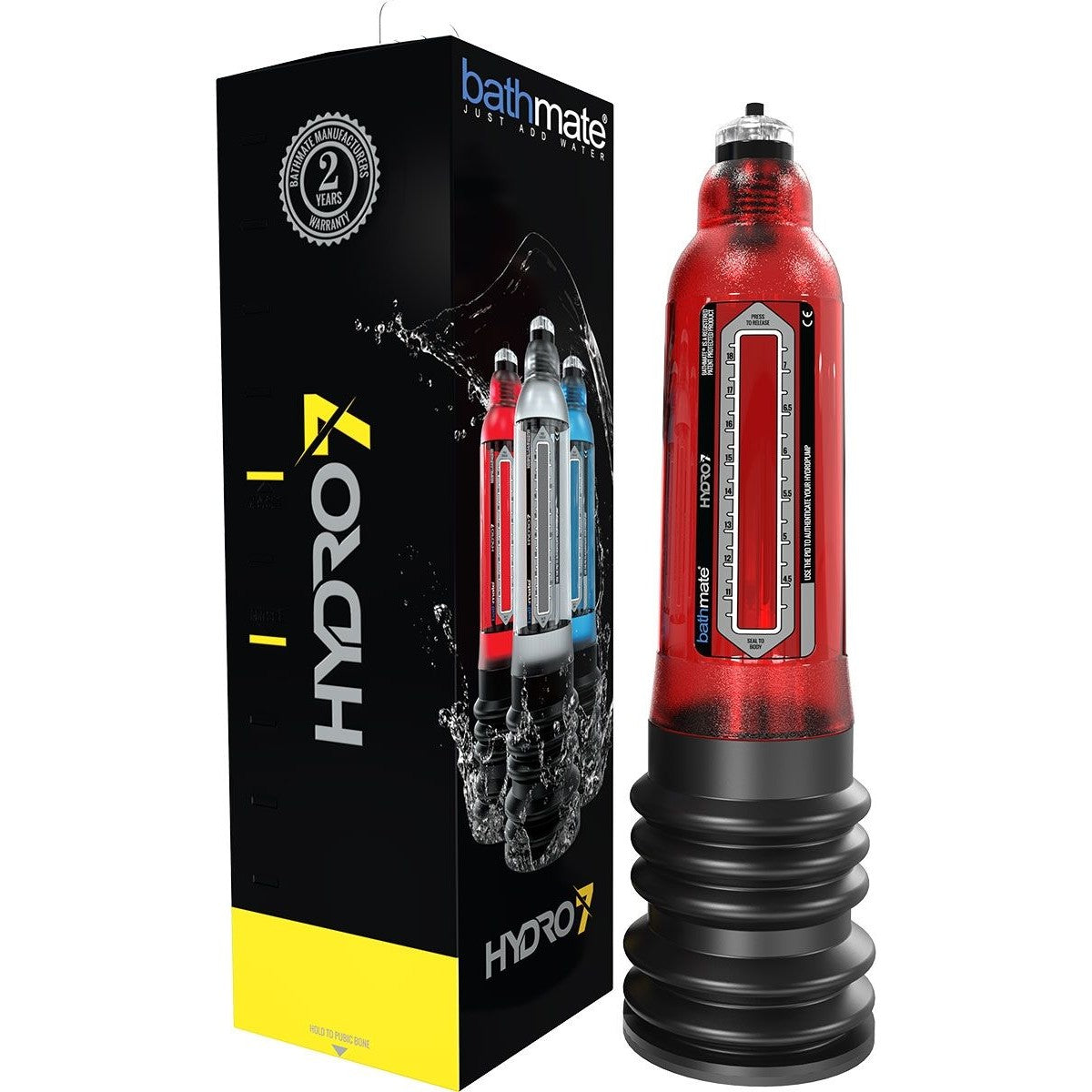 Bathmate Hydro7 Penis Pump in Brilliant Red Penis Pumps - Tophatter Daily Deals