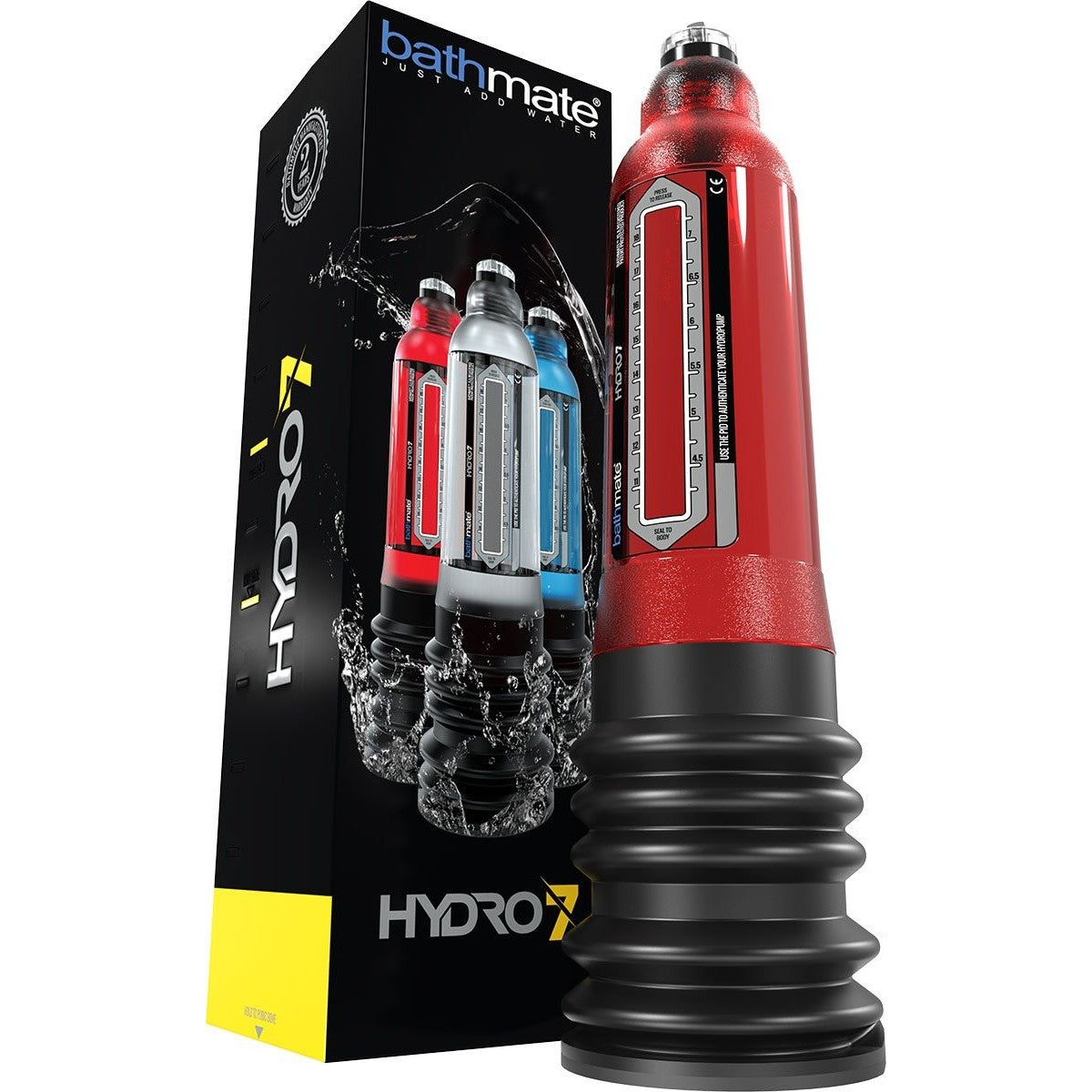 Bathmate Hydro7 Penis Pump in Brilliant Red Penis Pumps - Tophatter Daily Deals