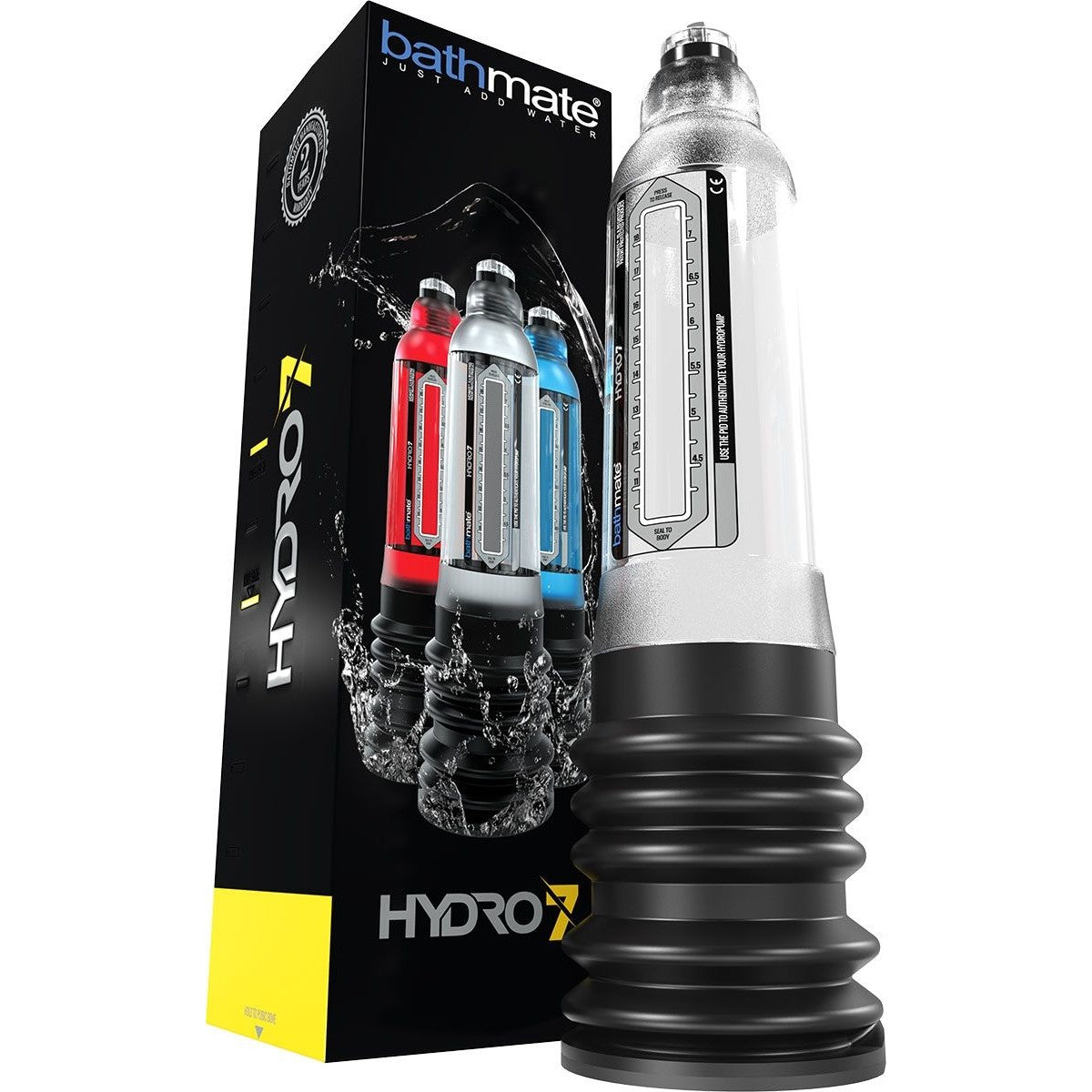 Bathmate Hydro7 Penis Pump in Crystal Clear Penis Pumps - Tophatter Daily Deals