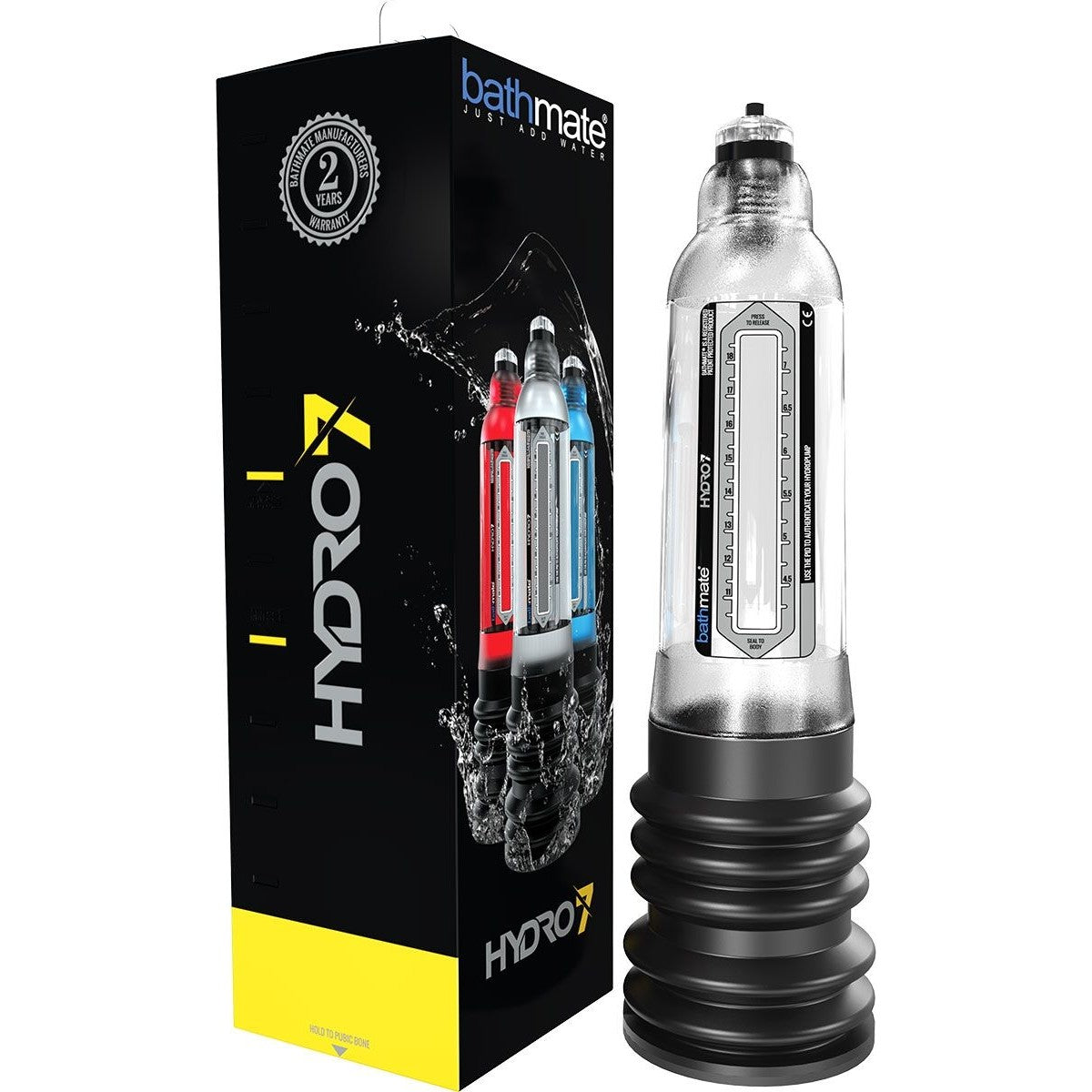 Bathmate Hydro7 Penis Pump in Crystal Clear Penis Pumps - Tophatter Daily Deals