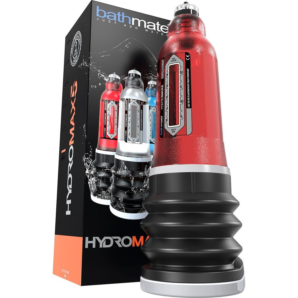 Bathmate HydroMax5 Penis Pump in Brilliant Red Penis Pumps - Tophatter Daily Deals