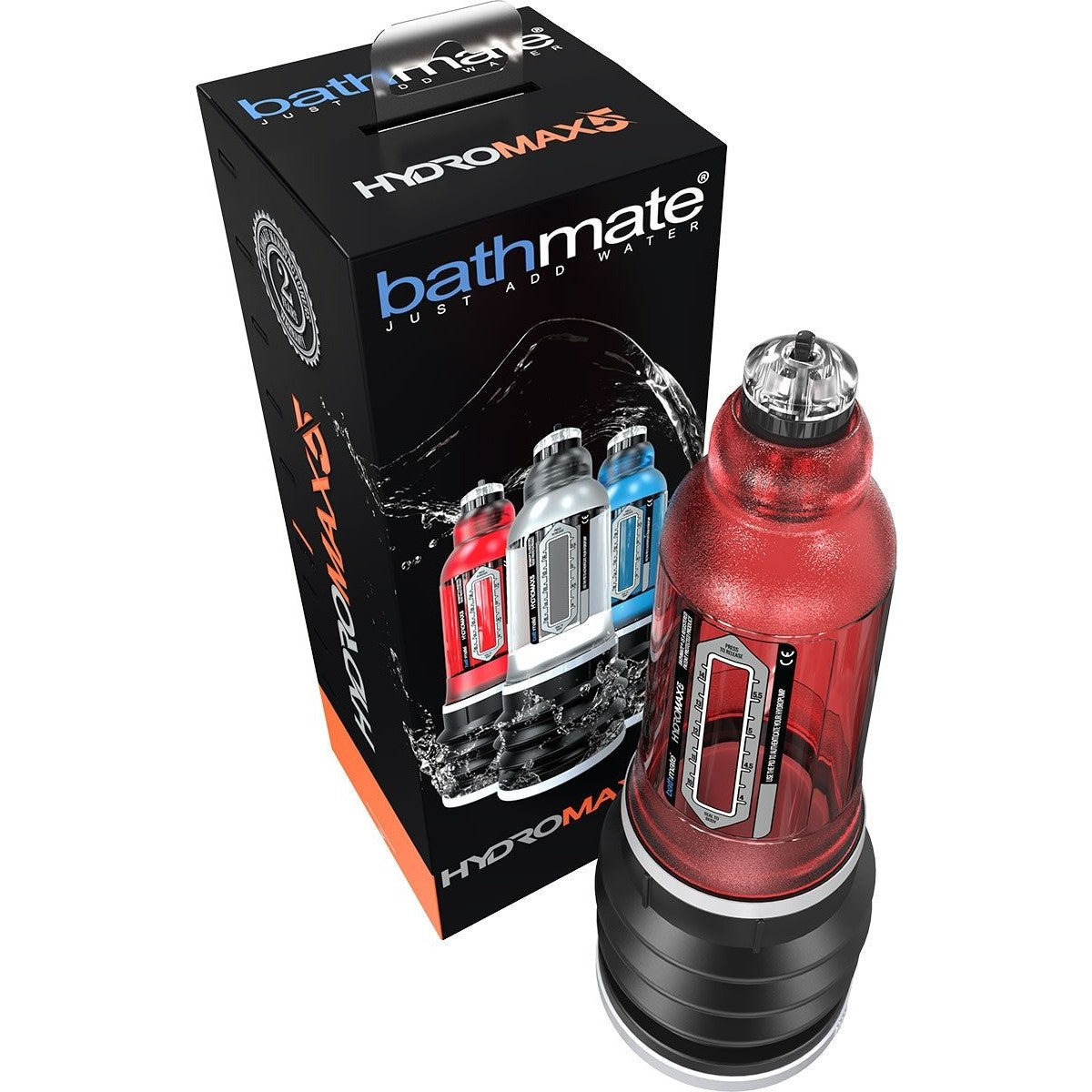 Bathmate HydroMax5 Penis Pump in Brilliant Red Penis Pumps - Tophatter Daily Deals
