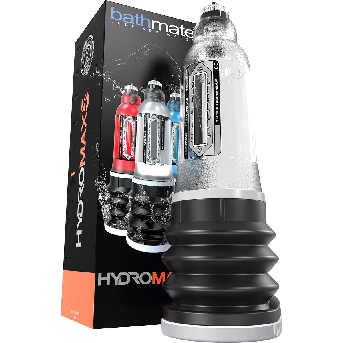 Bathmate HydroMax5 Penis Pump in Crystal Clear Penis Pumps - Tophatter Daily Deals