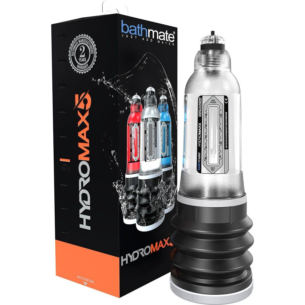 Bathmate HydroMax5 Penis Pump in Crystal Clear Penis Pumps - Tophatter Daily Deals