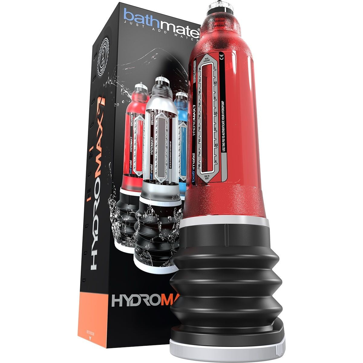 Bathmate HydroMax7 Penis Pump in Brilliant Red Penis Pumps - Tophatter Daily Deals