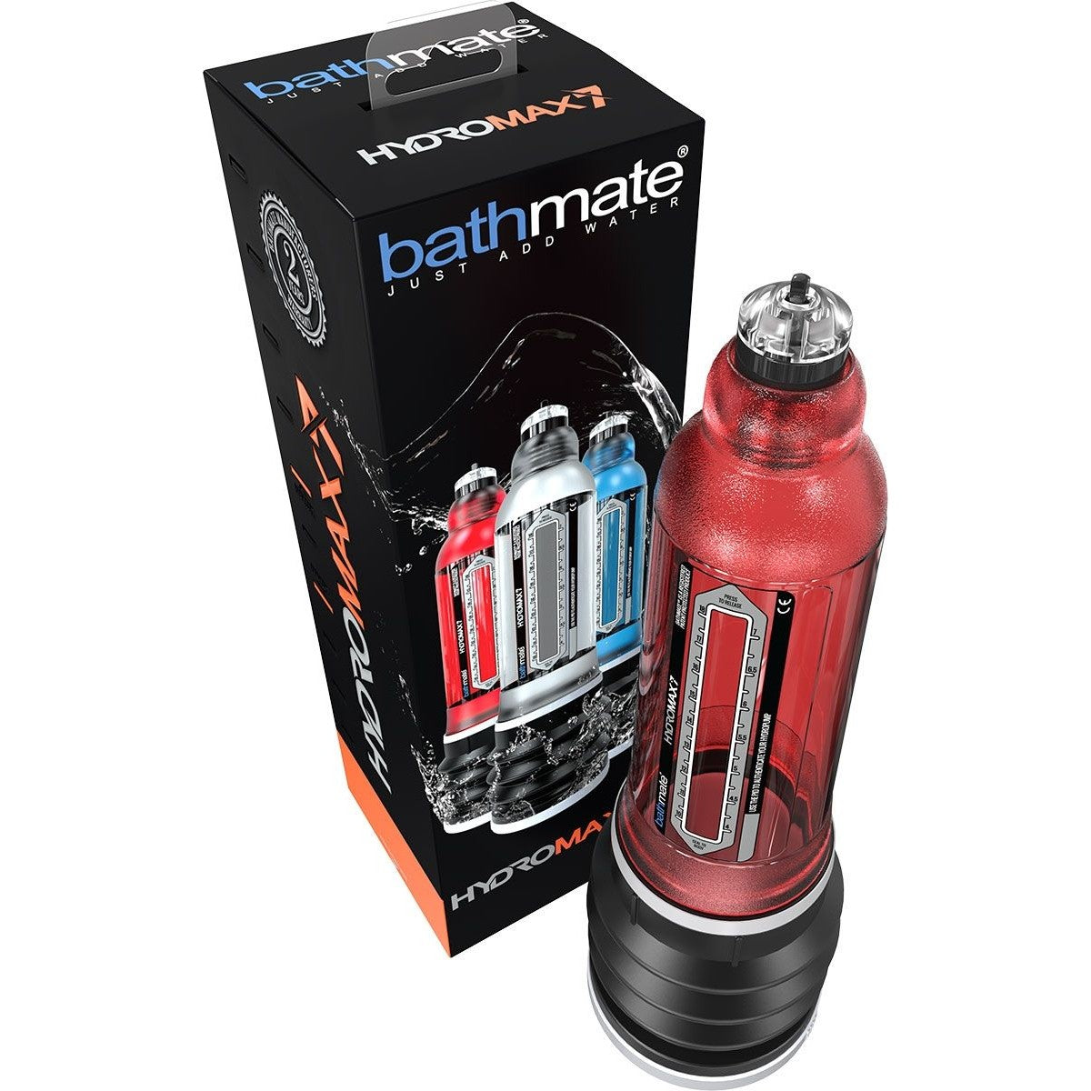 Bathmate HydroMax7 Penis Pump in Brilliant Red Penis Pumps - Tophatter Daily Deals