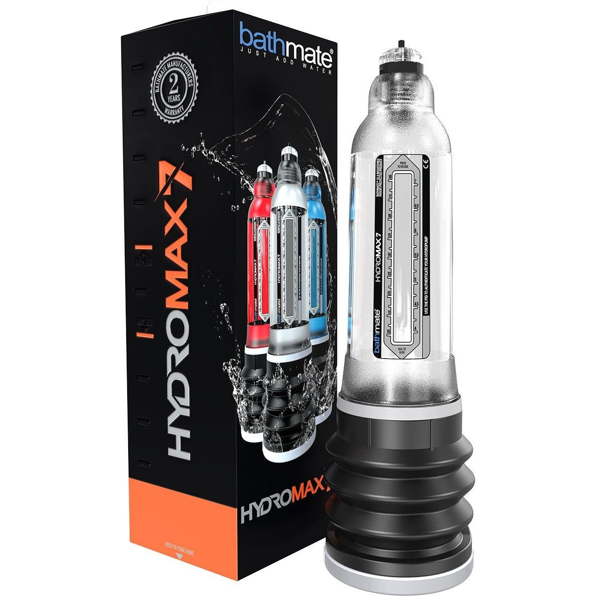 Bathmate HydroMax7 Penis Pump in Crystal Clear Penis Pumps - Tophatter Daily Deals
