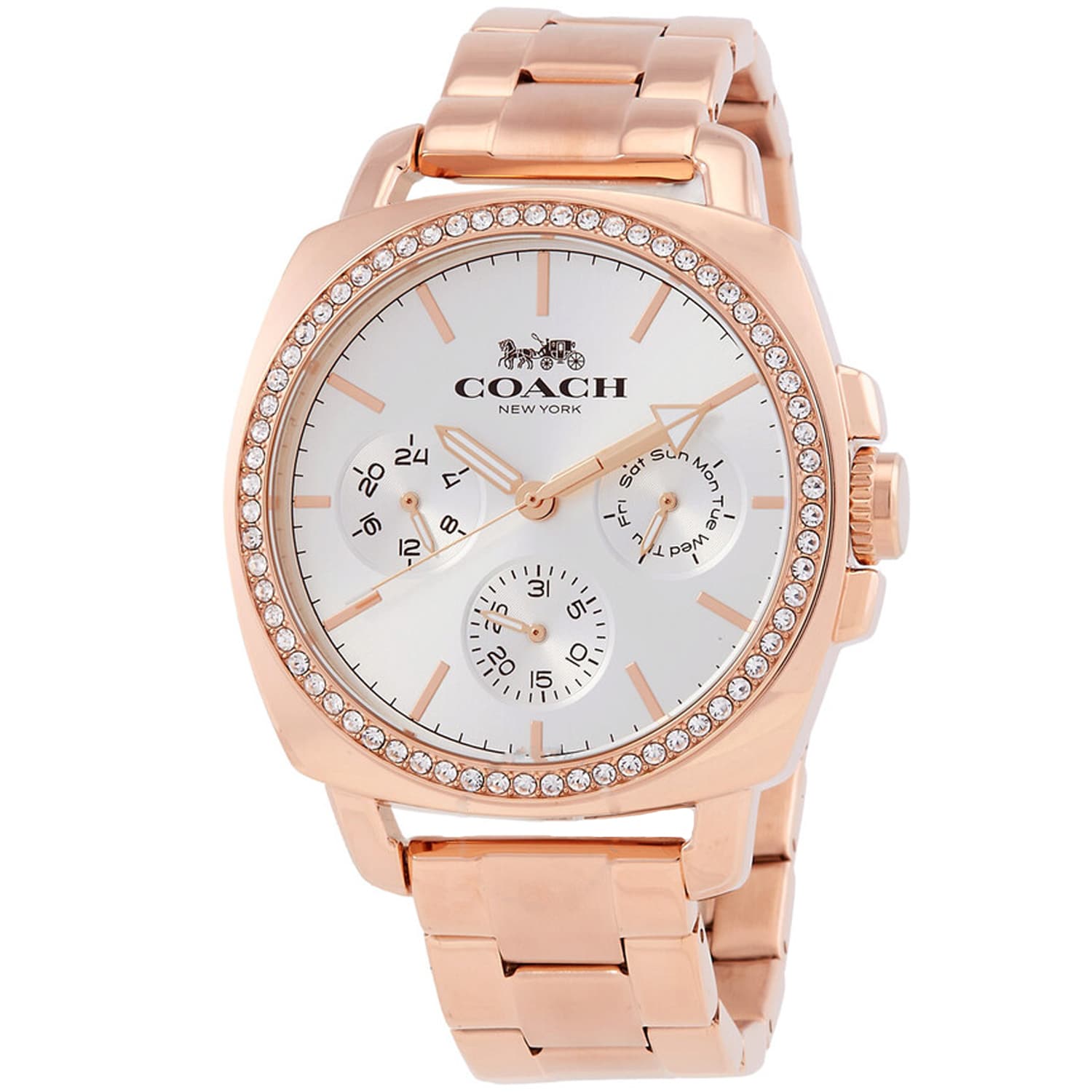 Coach Women's Boyfriend // 14503949 Silver Watches - Tophatter Daily Deals