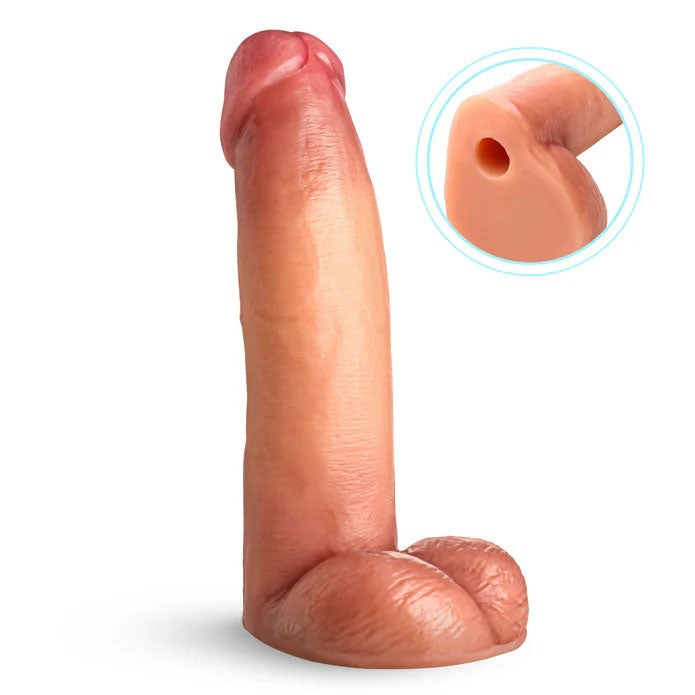 Cock Lock Dildo with Balls (Light Pink) – 8 Inch Realistic Dildo > Dildos > Realistic Dildos - Tophatter Daily Deals