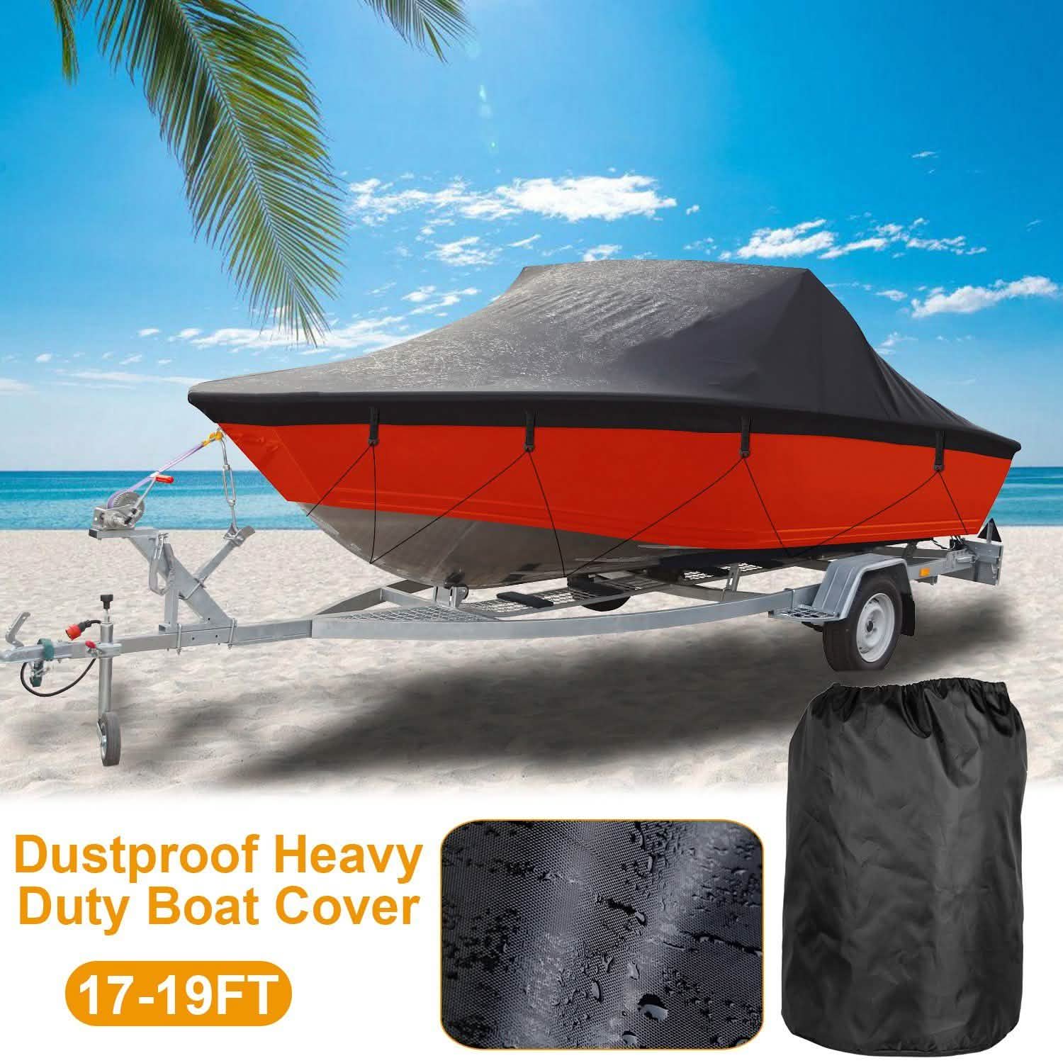 Boat Cover 210D Waterproof Dustproof Trailerable Boat Protector Everything Else - Tophatter Daily Deals